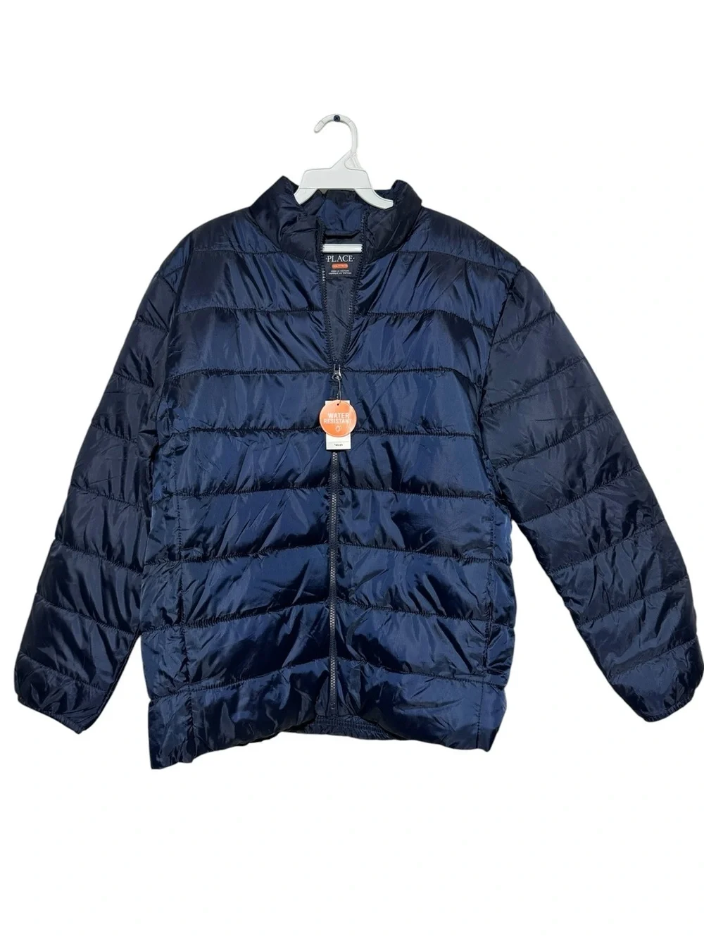 Children’s Place NWT Puffer Coat Boys Size 18 Winter Quilted Navy Blue Snow